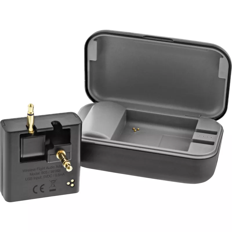 InLine Airplane Bluetooth Audio Transmitter, BT 5.0, aptX HD/LL