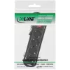 InLine pistikupesade riba, 4-kohaline, 2x CEE7/3 + 2x Euro CEE 7/16, must, 1,5m