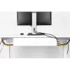 InLine lauaalune kaabeldushaldussüsteem 23190W — teras, valge, 114×600×76 mm
