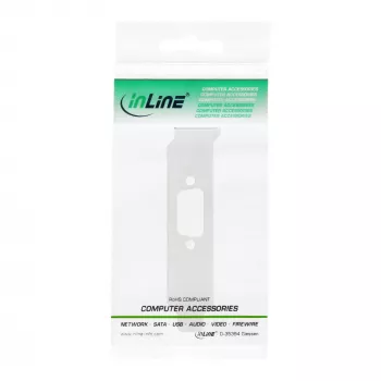 Madalaprofiililine pesa kronstein InLine 33208D auguga DB9 pistiku jaoks