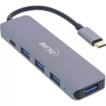 USB-jaotur InLine USB 3.2 USB-C Multi Hub 4x USB-A 5Gb/s + USB-C…