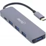 USB-jaotur InLine USB 3.2 USB-C Multi Hub 4x USB-A 5Gb/s + USB-C…