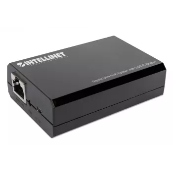 Intellinet PoE Splitter USB-C väljundiga, PoE++ / 4PPoE, Gigabit Ultra, IEEE 802.3bt, RJ45 sisend- ja väljundpordid, kuni 45 W USB-C väljundport
