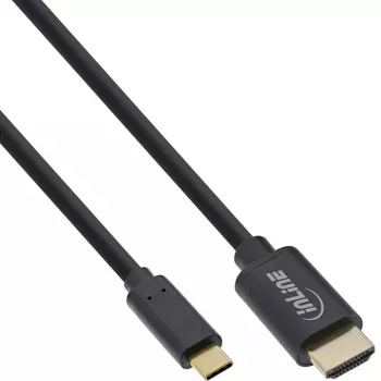 USB Display-kaabel USB-C isane HDMI isasele 2m InLine 64112