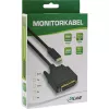 InLine USB-ekraanikaabel, USB-C isane / DVI isane (DP Alt Mode), must, 2m