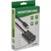 InLine USB-ekraanikaabel, USB-C isane / VGA isane (DP Alt Mode), must, 2 m