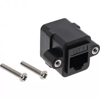 InLine patch-kaabli ühendusmuhv UTP 2x RJ45 emane paigalduseks