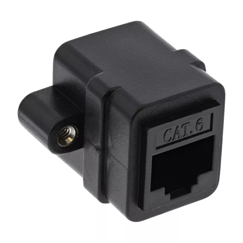 InLine patch-kaabli ühendusmuhv UTP 2x RJ45 emane paigalduseks