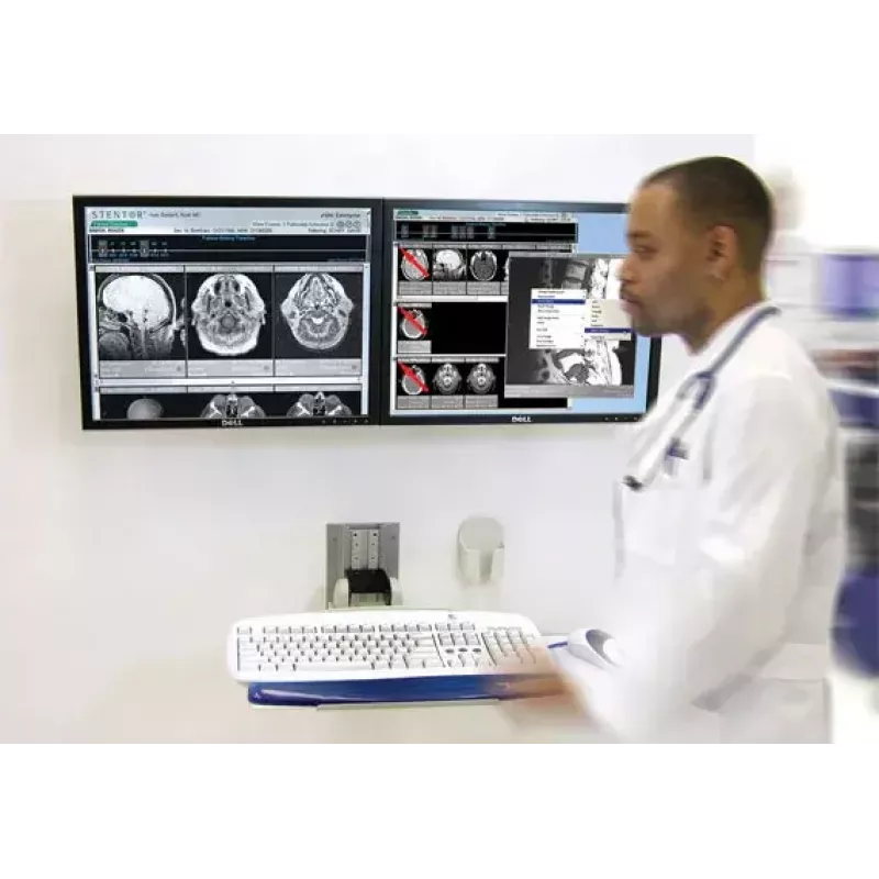 Seinakinnitus Ergotron Neo-Flex Dual Monitor 61 cm (24 tolli) hõbedane
