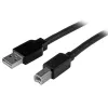 StarTech.com 50 jala (15 m) aktiivne USB 2.0 A-B kaabel, pikk USB-printerikaabel, 1x USB-A (M), 1x USB-B (M) – must