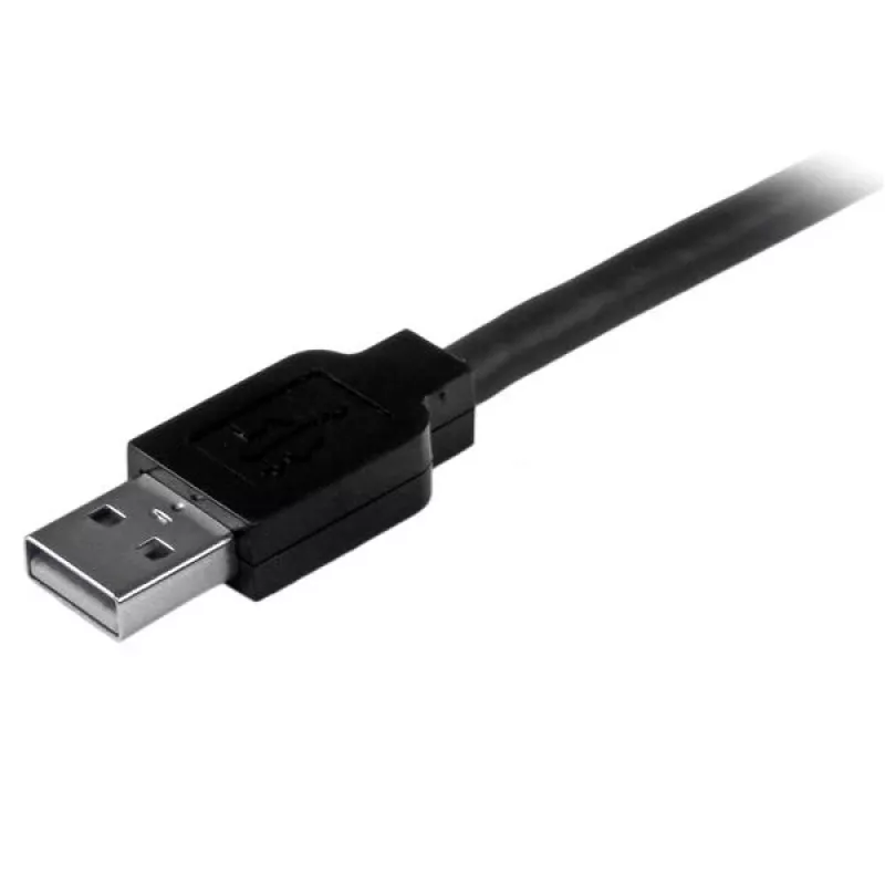 StarTech.com 50 jala (15 m) aktiivne USB 2.0 A-B kaabel, pikk USB-printerikaabel, 1x USB-A (M), 1x USB-B (M) – must