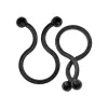 Twist Ties InLine 22 mm, mustad, 10 tk — kaabli/juhtmekinnitused