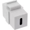 InLine USB 3.1 Snap-In moodul, USB-C F/F, valge korpus