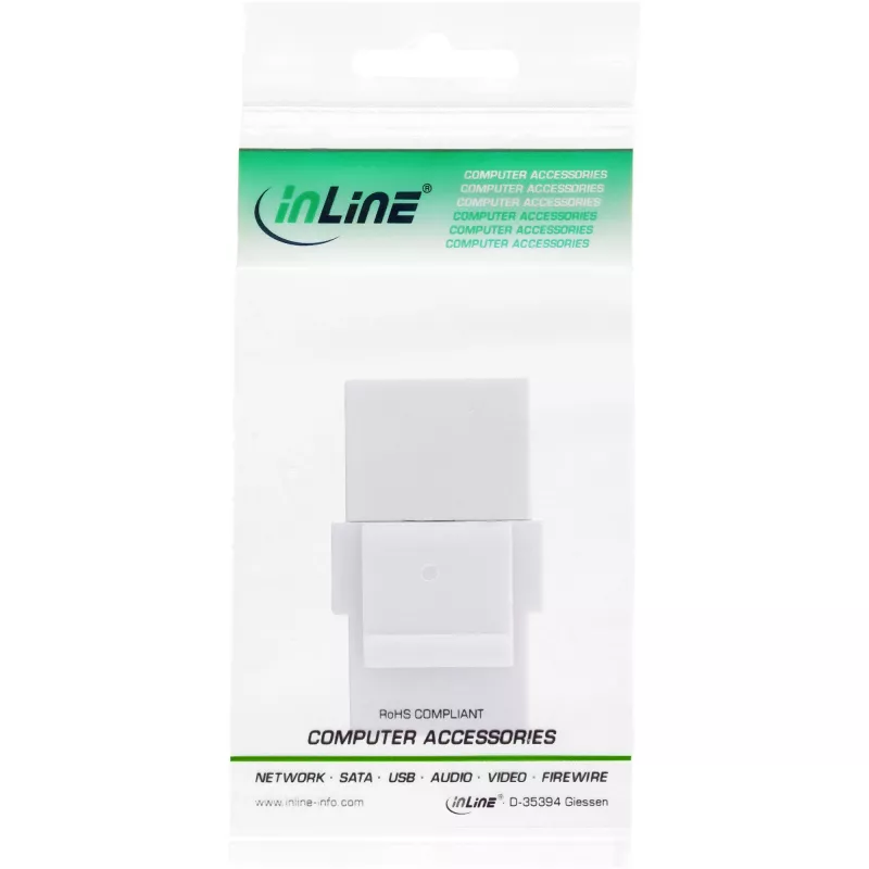 InLine USB 3.1 Snap-In moodul, USB-C F/F, valge korpus
