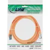 InLine patch-kaabel S/FTP PiMF Cat.6A halogeenivaba 500 MHz oranž 1,5 m