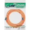 InLine patch-kaabel S/FTP PiMF Cat.6A halogeenivaba 500 MHz oranž 10 m