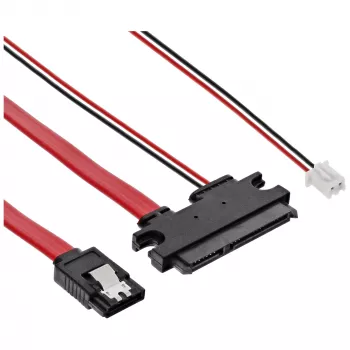 InLine SATA-kaabel Banana PI jaoks koos andme- ja toitepistikuga 0,35 m
