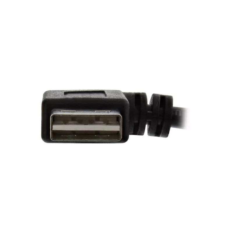 InLine USB 2.0 Smart kaabel nurga all + pööratav A-tüüpi isane/emane must 2m