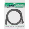 InLine USB 2.0 Smart kaabel nurga all + pööratav A-tüüpi isane/emane must 2m