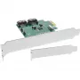 InLine liidesekaart 2 pordiga SATA 6Gb/s x1 PCIe 2.0 RAID 0 / 1 / SPAN