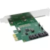 InLine liidesekaart 2 pordiga SATA 6Gb/s x1 PCIe 2.0 RAID 0 / 1 / SPAN