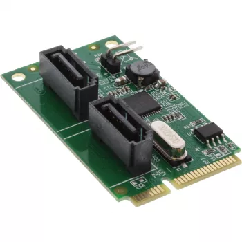 InLine Mini-PCIe 2.0 kaart 2x SATA 6 Gb/s RAID 0 / 1 / SPAN