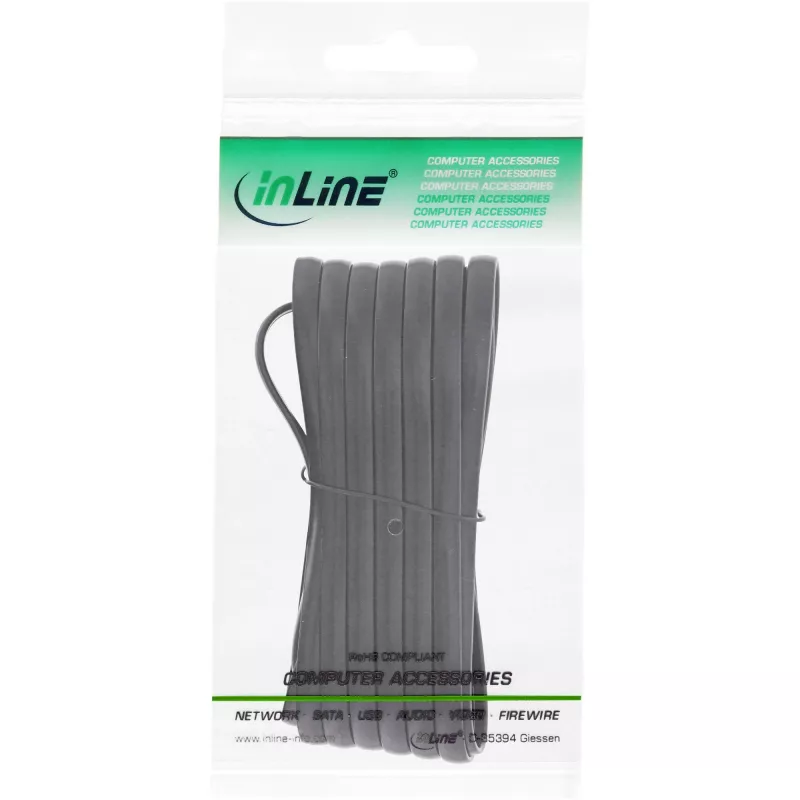 InLine Modulaarkaal RJ12 isane / isane 6P6C 2m