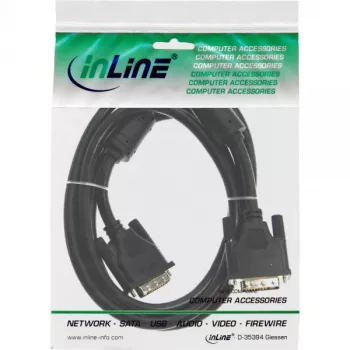 InLine DVI-D-kaabel 24+1 isane/isane Dual Link 2 ferriitkõristiga 10m