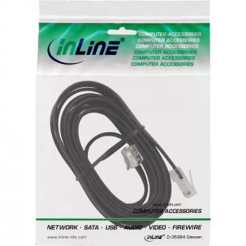 InLine moodulkaabel RJ45 8P6C – RJ12 6P6C isane/isane 10 m