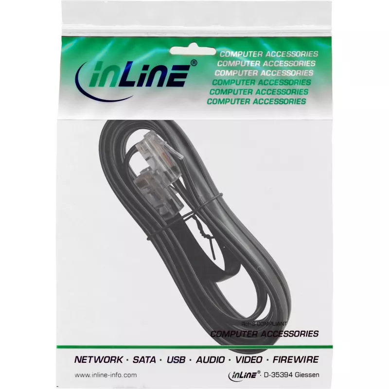 ISDN-kaabel RJ45 isane / isane 8P8C 10m InLine 68810A