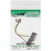 InLine toiteadapteri kaabel, 2x SATA isane / 8-kontaktiline PCI-Express isane, 0,15m