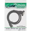 HDMI 4K2K adapter tüüp A-pistik / A-pesa äärikuga 0,6m InLine 17500B