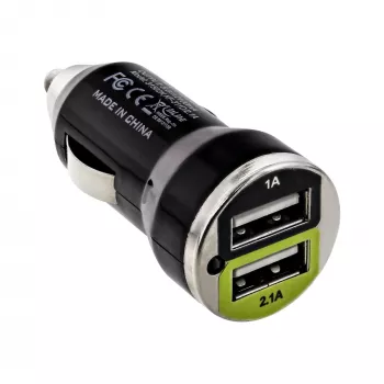 InLine USB DUAL+ KFZ laadimiskomplekt, toiteadapter 1 m spiraalkaabliga