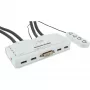 InLine KVM-lüliti 4 porti DVI-D + USB + Audio, sh 2 kaablikomplekti