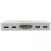InLine KVM-lüliti 4 porti DVI-D + USB + Audio, sh 2 kaablikomplekti