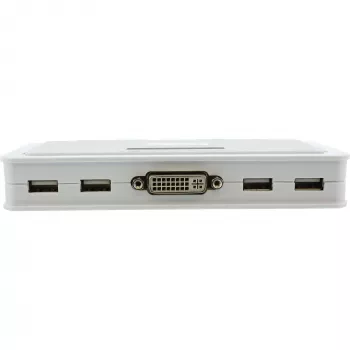 InLine KVM-lüliti 4 porti DVI-D + USB + Audio, sh 2 kaablikomplekti