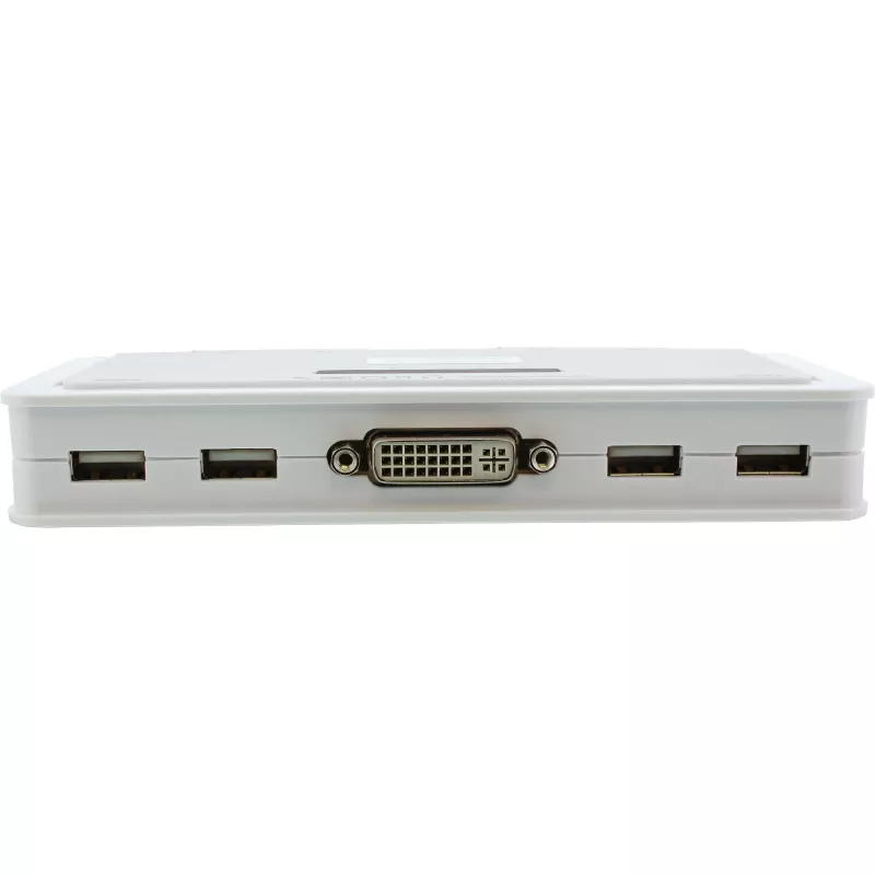 InLine KVM-lüliti 4 porti DVI-D + USB + Audio, sh 2 kaablikomplekti