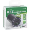 InLine USB autolaadija toiteadapter toiteedastus, USB-A + USB-C, must