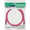 InLine patch-kaabel SF/UTP Cat.5e Roosa 0,25m