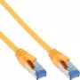 InLine patch-kaabel S/FTP PiMF Cat.6A halogeenivaba 500MHz kollane 1,5m