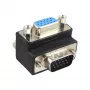 InLine VGA adapter 90° 15 kontakti isane / emane, InLine, 37248I
