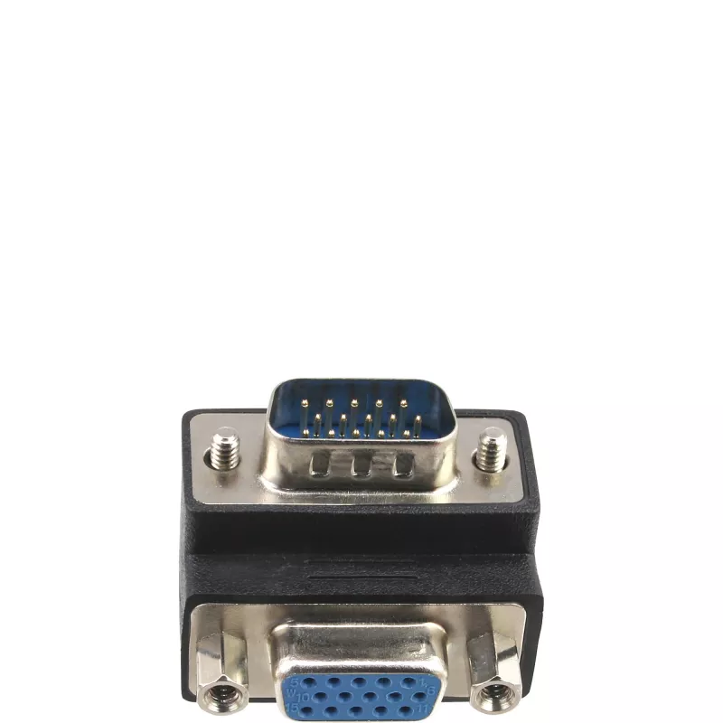 InLine VGA adapter 90° 15 kontakti isane / emane, InLine, 37248I