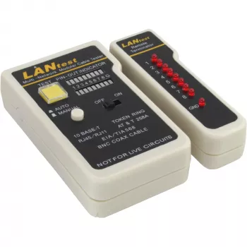 Võrgukaabli tester InLine 79998 BNC RJ11 RJ45 jaoks