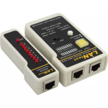 Võrgukaabli tester InLine 79998 BNC RJ11 RJ45 jaoks