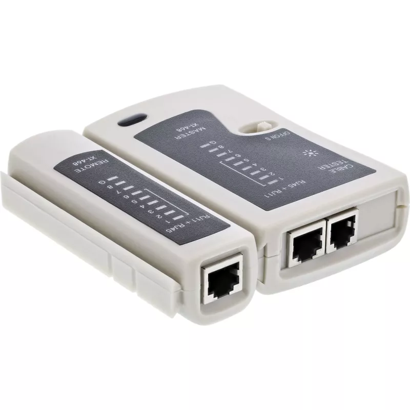 InLine RJ45 kaablite ja pistikute tester 9 kontroll-LEDiga