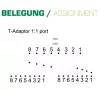 InLine ISDN-jagaja 69932B 1 -> 2 0,15 m takistitega
