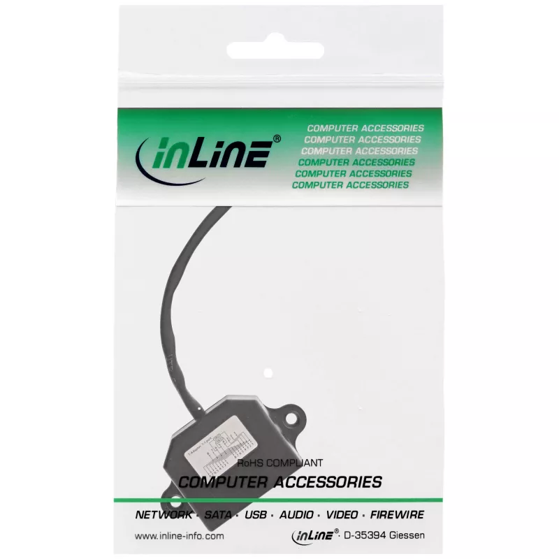 InLine ISDN-jagaja 69932B 1 -> 2 0,15 m takistitega