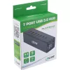InLine USB 3.0 jaotur, 7 pordiga, alumiiniumkorpus, 2,5A toiteplokiga