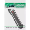 InLine pistikupesa riba, alumiinium, 6-kohaline kaitsega, lüliti, 1,5m