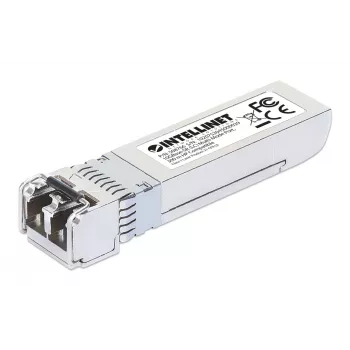 Intellinet transiiver Module Optical, 10 Gigabit Fiber SFP+, 10GBase-SR (LC) Multi-Mode Port, 300m, lainepikkus 850nm, Ethernet, Fiiber, HPE-ga ühilduv, samaväärne HPE J9150A / J9150D / JD092A / JD092B, kolmeaastane garantii
